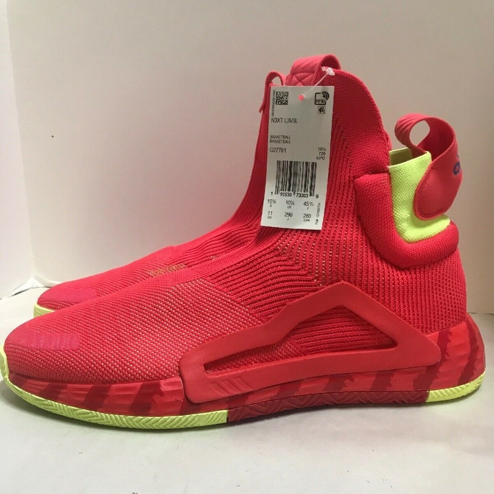 Adidas Next Level Size 11 Shock Red G27761